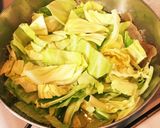 キャベツと油揚げの粕汁 10分作り方3写真