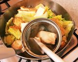 キャベツと油揚げの粕汁 10分作り方6写真