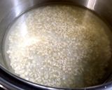 インコア鍋で 柔らか美味しい梅麦ご飯♫作り方3写真