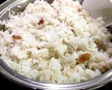 インコア鍋で 柔らか美味しい梅麦ご飯♫作り方5写真