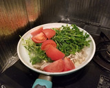 卵とトマトの中華風豆苗炒め作り方4写真