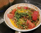 卵とトマトの中華風豆苗炒め作り方6写真