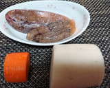 旬★絶品！【生たらこと大根の甘辛煮】作り方1写真