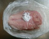 塩レモンで爽やか鶏ハム♪バジル風味☆作り方1写真