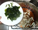 キムチわかめスープ♪簡単温かい作り方5写真