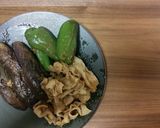 豚肉と茄子・ピーマンの生姜焼き作り方13写真