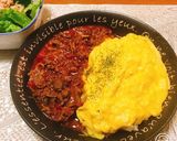 美味しい！ふわとろ卵のオムハヤシライス♡作り方11写真