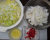 生だしで冬大根と白菜のさっぱりサラダ作り方1写真