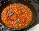 脂質制限RAP食！牛肉トマトのさっと煮作り方5写真