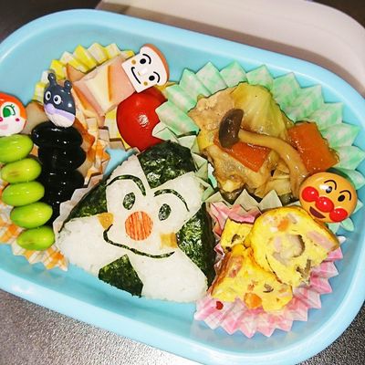 おむすびまん おにぎりまん？幼稚園お弁当 by れなーく 【クックパッド