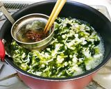 つるんとペロリ♪ 刻みえのき茸の味噌汁♪作り方4写真