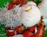 しらすと卵のトマトサラダ作り方1写真