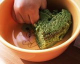 野菜克服離乳食★ほうれん草豆腐米粉ケーキ作り方7写真