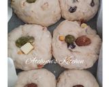 もち麦、ナッツ入り生地でちぎりパン作り方3写真