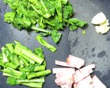 菜花とベーコンとフワフワ卵の炒めもの作り方2写真