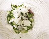 アスパラとベーコンの炒り豆腐作り方2写真