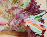 ヘルシー！生ハム巻き巻きサラダ作り方3写真
