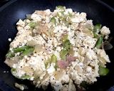 アスパラとベーコンの炒り豆腐作り方6写真