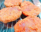 超〜厚切り !!!ハムカツ作り方7写真