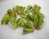 簡単！ほうれん草の根元の中華スープ作り方1写真