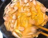 鶏肉とセロリのフワトロ卵炒め作り方6写真