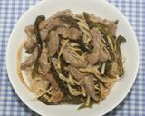 乾燥ピーマンと筍でチンジャオロースー釜飯作り方21写真