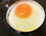 シンプル前菜●納豆+目玉焼き+味つけ海苔作り方2写真