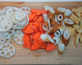 和だしの✨竹輪と根菜の煮込みスープ作り方1写真