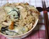 かんたん ふっくら牡蠣ご飯（鍋炊き）作り方4写真