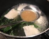 5分で簡単！水菜と大きめ豆腐のお味噌汁作り方5写真