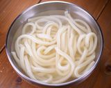 行列のうどん屋さん🍜豚バラねぎ塩ガッツリうどん🤩作り方9写真