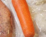 人参とたらこと春雨の煮炒め作り方1写真
