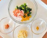 白菜のチコリカップ風、菜の花サラダのせ♪作り方3写真