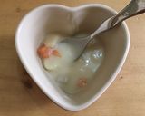 残り物シチューで、お餅グラタン作り方3写真