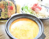 即席めんで。豚バラ肉の豆乳とんこつ鍋☆彡作り方2写真