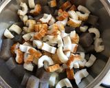 簡単、ちくわコンニャク大根のカツオ煮。作り方1写真