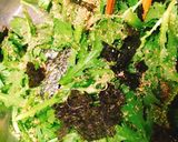 苦くない!春菊と海苔のサラダ作り方3写真