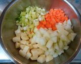 野菜たっぷりミネストローネ作り方1写真