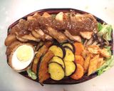 チキンステーキとたっぷり野菜のプレート作り方5写真