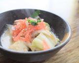 即席めんで。豚バラ肉の豆乳とんこつ鍋☆彡作り方4写真