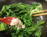 カツオ菜の塩麹炒め作り方2写真