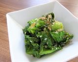 カツオ菜の塩麹炒め作り方3写真
