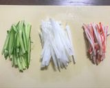 【減塩レシピ】カニカマ入り酢の物作り方1写真