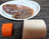 レンチン！簡単【生タラコと大根の甘辛煮】作り方1写真