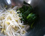 もやし&ほうれん草のナムル作り方1写真