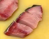 ブリと春野菜の粒マスタード炒め作り方1写真