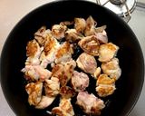 鶏モモと白菜のスープ煮（牛乳使用）作り方3写真