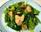 鶏肉と緑野菜たっぷりのボリュームサラダ作り方7写真