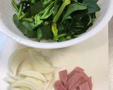 濃厚♡ほうれん草♡クリームパスタ作り方1写真