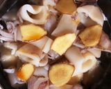 イカ汁 → 大根とイカの煮物作り方7写真